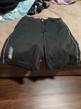 Levis L2 Black Casual Shorts with Contrast Side Trim